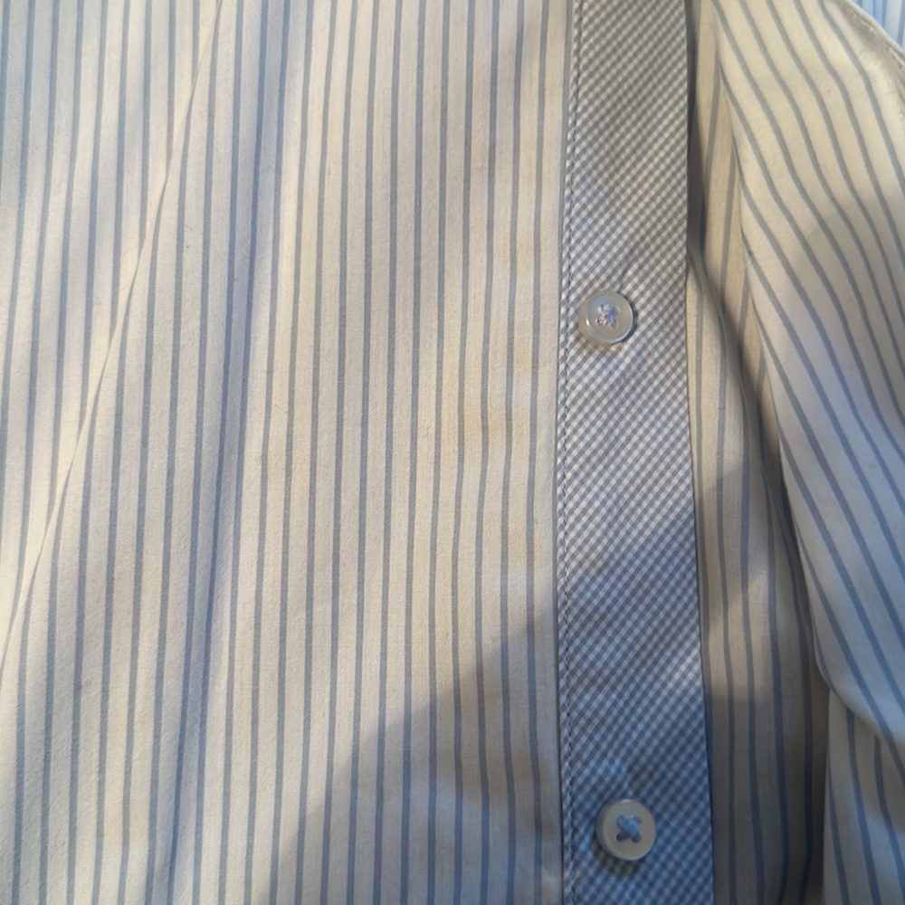 Euc Tommy Hilfiger Stripe Button Up Custom Fit Sh… - image 3